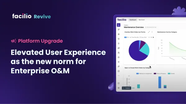 Product update: Revive update for Facilio's O&M platform 